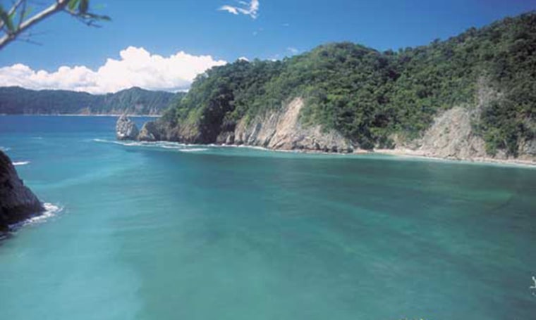 One of this summer's top airfare bargains is on American Airlines to San Jose, Costa Rica. Seen here is Tortuga Island, in Costa Rica's Puntarenas region. 